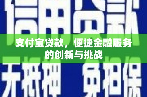 宁武支付宝贷款，便捷金融服务的创新与挑战