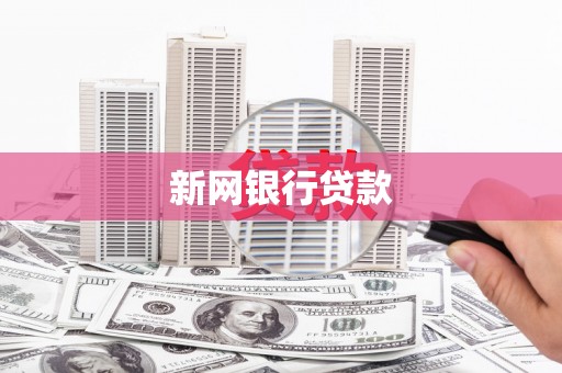 宁武新网银行贷款