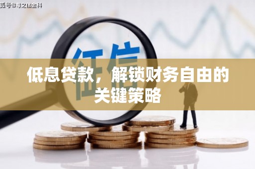 宁武低息贷款，解锁财务自由的关键策略