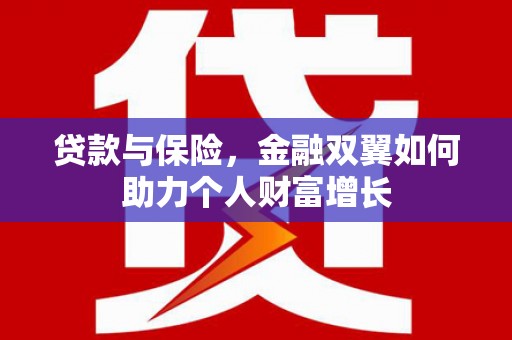 宁武贷款与保险，金融双翼如何助力个人财富增长
