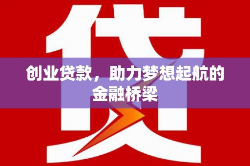 宁武创业贷款，助力梦想起航的金融桥梁