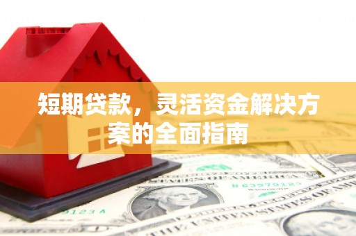 宁武短期贷款，灵活资金解决方案的全面指南