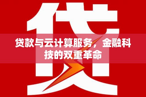 宁武贷款与云计算服务，金融科技的双重革命