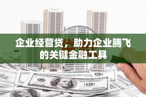 宁武企业经营贷，助力企业腾飞的关键金融工具