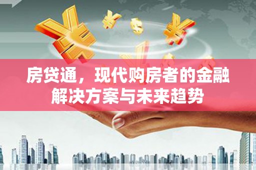 宁武房贷通，现代购房者的金融解决方案与未来趋势