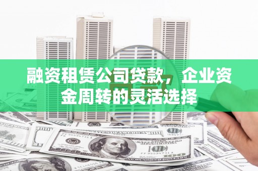 宁武融资租赁公司贷款，企业资金周转的灵活选择