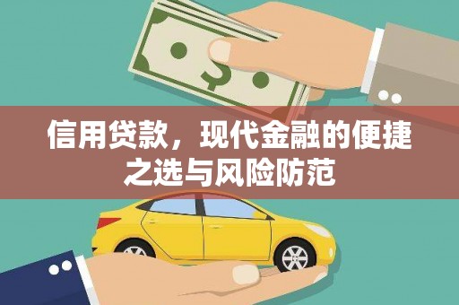 宁武信用贷款，现代金融的便捷之选与风险防范