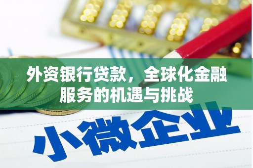 宁武外资银行贷款，全球化金融服务的机遇与挑战