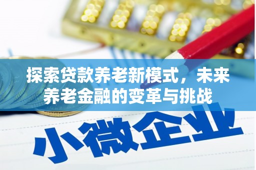 宁武探索贷款养老新模式，未来养老金融的变革与挑战