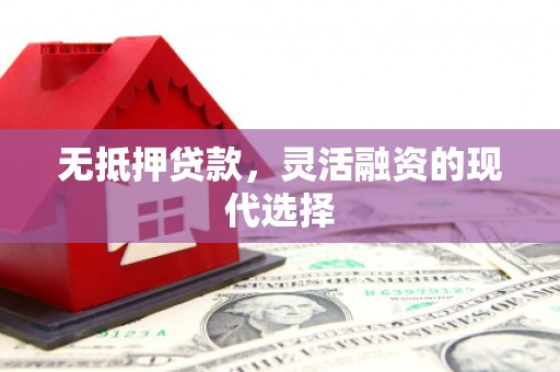 宁武无抵押贷款，灵活融资的现代选择
