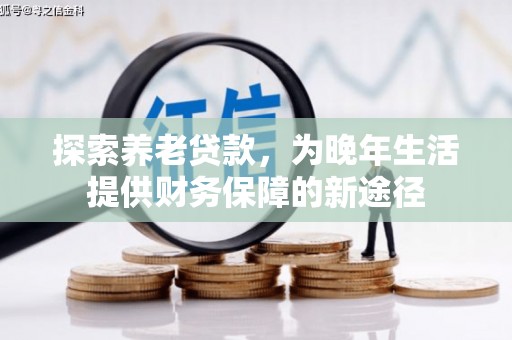 宁武探索养老贷款，为晚年生活提供财务保障的新途径