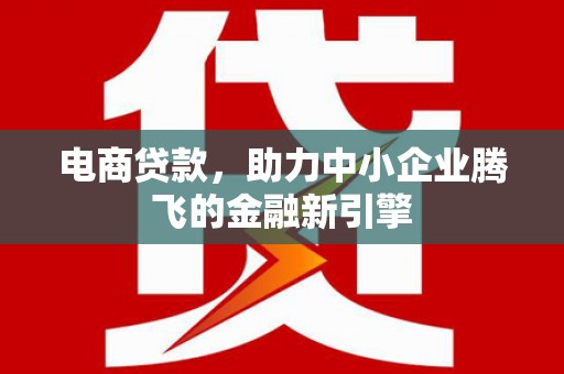 宁武电商贷款，助力中小企业腾飞的金融新引擎