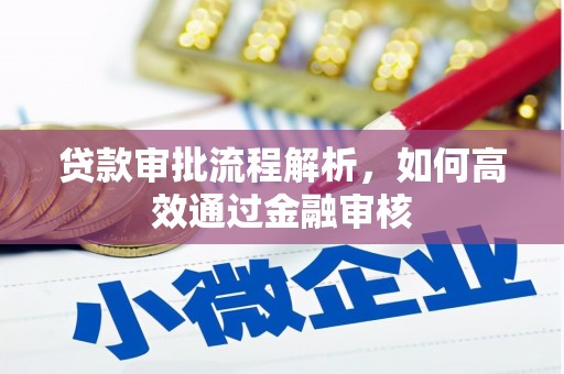 宁武贷款审批流程解析，如何高效通过金融审核