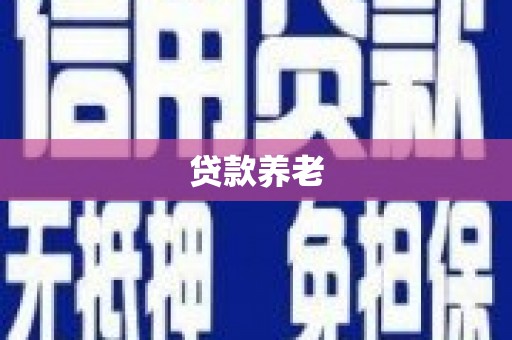 宁武贷款养老