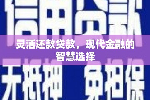 宁武灵活还款贷款，现代金融的智慧选择