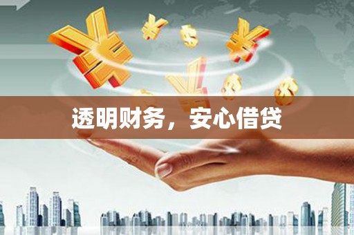 宁武透明财务，安心借贷