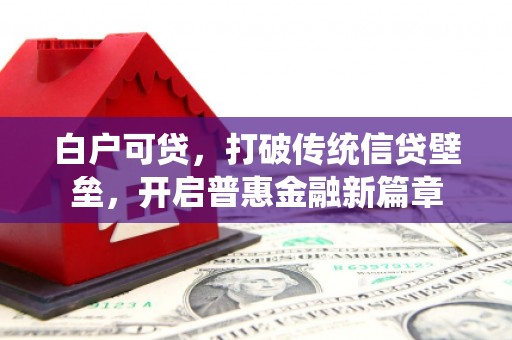 宁武白户可贷，打破传统信贷壁垒，开启普惠金融新篇章
