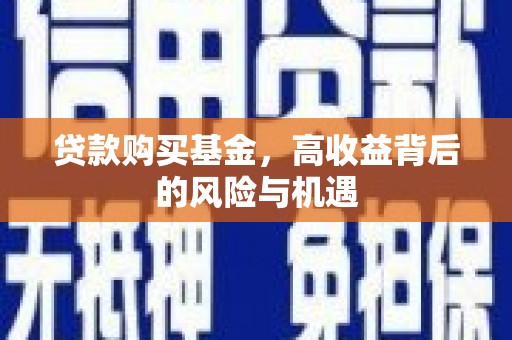 宁武贷款购买基金，高收益背后的风险与机遇